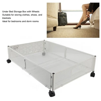 Under Bed Storage Container Large Capacity Under Bed Clothes Organizer Unde FIG - Image 1 of 4