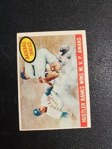 1959 Topps - Ernie Banks #469 Hustler earns MVP - EX Condition - Picture 1 of 3