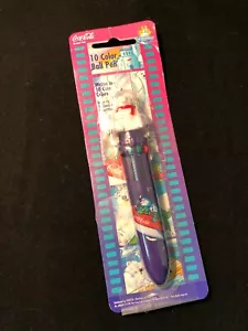 Coca-Cola Collectible Coke Bear 10 Color Ball Point Pen 1996 - Picture 1 of 4