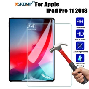 For Apple iPad Mini 4 PRO 9.7 Pro 11 2018 Screen Protector Tempered Glass Film - Picture 1 of 20