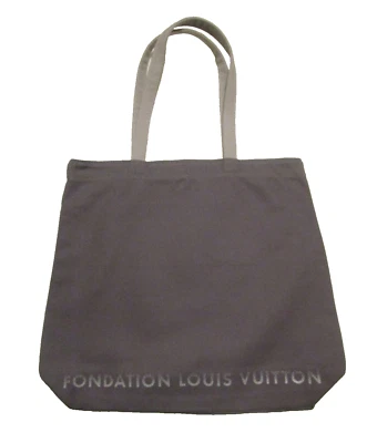 Fondation Louis Vuitton Large Tote Bag Gray New - Image 1 of 3