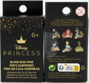 Loungefly Lot of 2 Disney Princess Tattoo Enamel Pin Blind Boxes 2023 New Sealed - Picture 1 of 11