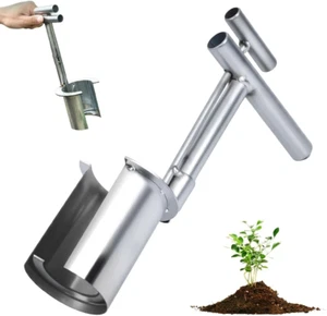 Bulb Planter Tool Stainless Steel, 2025 New Garden Seedling Transplanter, Easy S - Picture 1 of 12