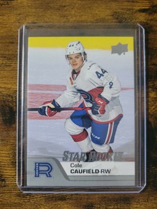 COLE CAUFIELD 2020-21 AHL Hockey STAR ROOKIE RC #156 Habs