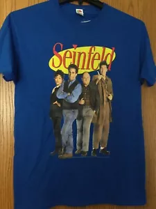 Seinfeld - Blue Shirt - NWT - Fruit Of The Loom - M - Picture 1 of 3