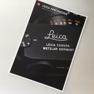 LEICA M system Film & Digital Cameras & lens LEITZ FASCINATION Japanese Brochure