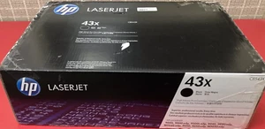 New Genuine HP 43X Black Print Toner Cartridge C8543X - Factory Sealed Box - Picture 1 of 3