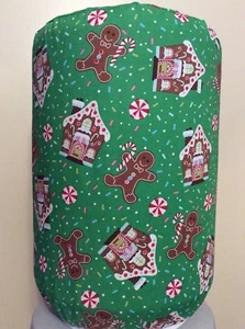 GINGERBREAD HOUSE CANDY 5 GALLON WATER COOLER BOTTLE COVER KITCHEN DECORATION - Picture 1 of 2