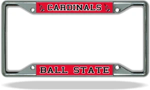 Marco de placa de matrícula de los Ball State Cardinals - Imagen 1 de 1