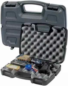 Pistol Handgun Gun Revolver Hard Case Bag Box Storage Lockable Foam FREESHIPPING - Picture 1 of 4