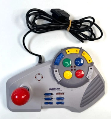 QuickShot QS-186 Joystick Controller For Super Nintendo SNES Gaming VG Condition - Image 1 of 4