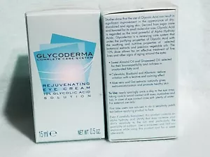 Lot of 2 Glycoderma Complete Care System Rejuvenating Eye Cream 0.5oz. each - Picture 1 of 2