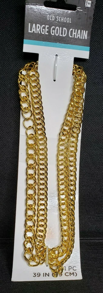 Amscan 841552 Large Gold Chain Necklace 1 Piece