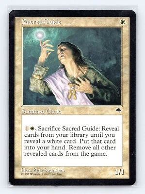 Sacred Guide Tempest White MAGIC THE GATHERING MTG CARD - Image 1 of 2