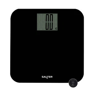 Salter Digital Bathroom Scale Max Large Display Curved Edge Black (Open Box) - Picture 1 of 6