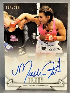 2013 Topps UFC Knockout Autographs #KA-MT Miesha Tate 58/209 - Picture 1 of 4