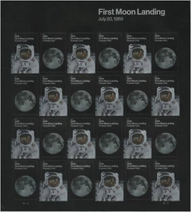 US 5399-5400 5400a 1969 First Moon Landing F sheet 24 MNH 2019 - Picture 1 of 2