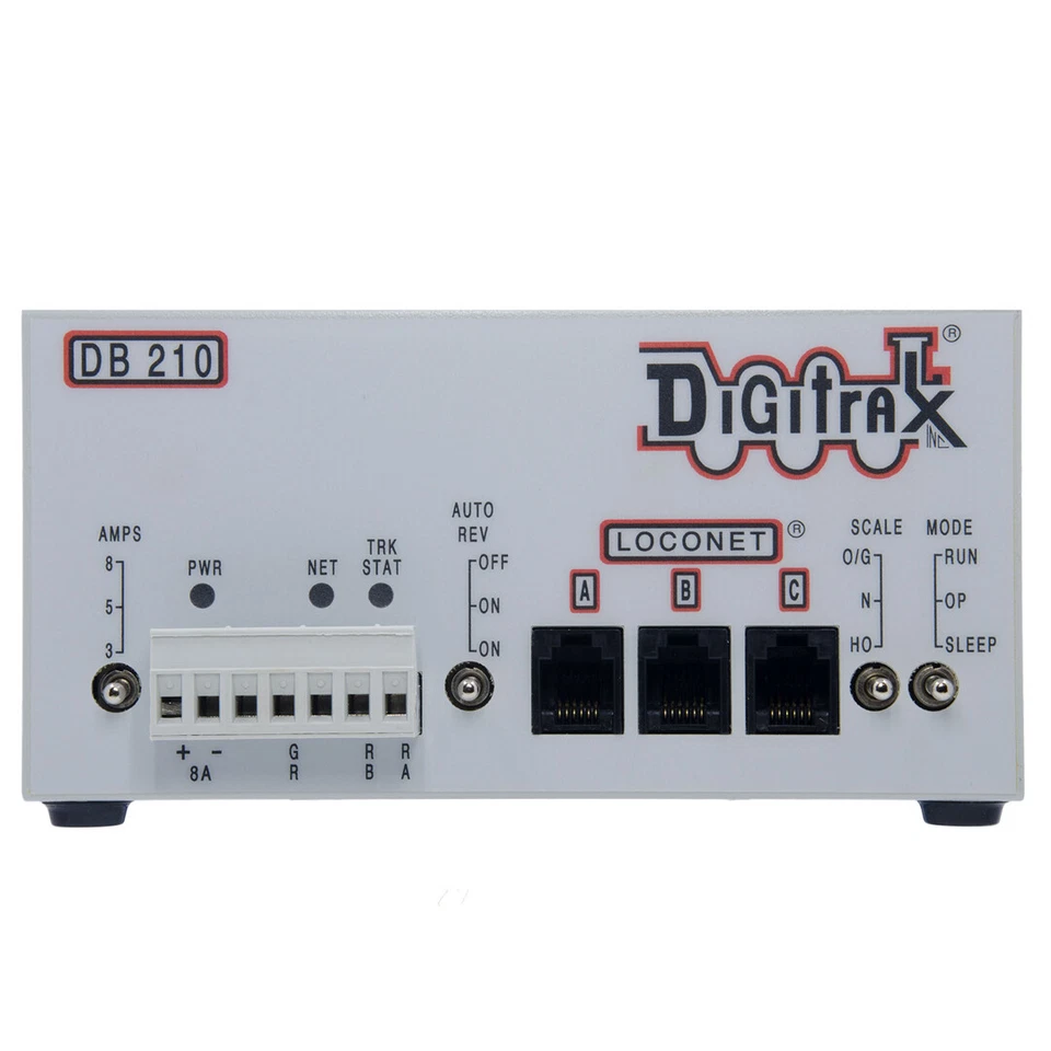 Digitrax DB210 Single 3/5/8 Amp AutoReversing DCC Booster - Image 1 of 1