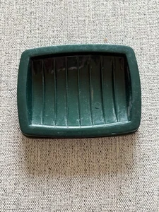 Soporte de jabón de plástico verde Tucker para artículos para el hogar de 5" de colección 0507-3 HECHO EN EE. UU. muy raro - Imagen 1 de 2
