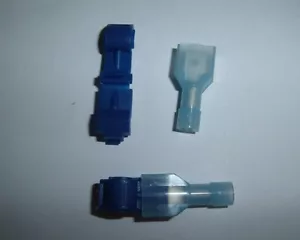 (20) Metra T-Tap/Male Insulated Connector Wire Terminals Quick Disconnect Combo - Picture 1 of 4