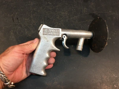 Pistola de jateamento de areia vintage Easy D.S.M,CO. Lake Worth Florida - Imagem 1 de 3
