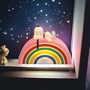 Peanuts Snoopy Rainbow LED Lamp w/ USB Cute Home Kids Room Decor Nightlight
