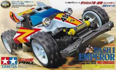 Tamiya 18625 Mini 4wd Dash 1 Emperor (MS Chassis) Kit Montaggio 1/32 - Immagine 1 di 3