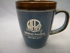WEPCO PRINTING Quality Ceramic Advertising Coffee Mug Watertown Wisconsin - Picture 1 of 3
