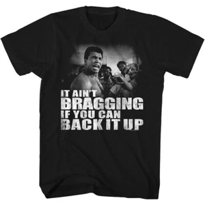 Muhammad Ali The Greatest It Ain't Bragging If You Can Back It Up Men's T Shirt - Picture 1 of 5