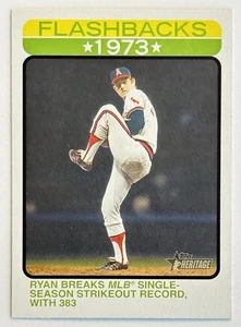 2022 Topps Heritage - Baseball Flashbacks Nolan Ryan #BF-1 - Picture 1 of 2