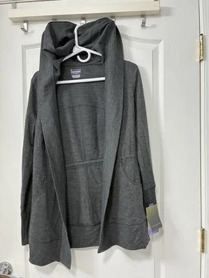 Женский кардиган с капюшоном Tek Gear Цвет серый Легкая куртка Размер XS - Изображение 1 из 4