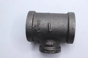 Reducing Tee Malleable Iron 1" X 1/2" X 1" - Picture 1 of 4