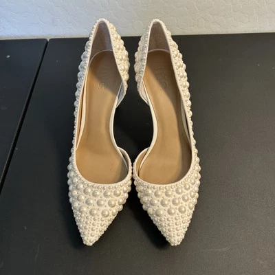 I.N.C Chic Pearl-Adorned Stilettos - Image 1 of 4