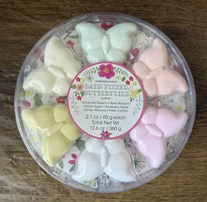 Simple Pleasures Bath Fizzer Schmetterlinge 6er Set 2018 Neu - Bild 1 von 2