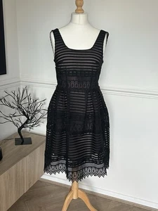 😍👗 Topshop Black Event Dress Size 10 🥰 Perfect For Any Special Occasion - Picture 1 of 9