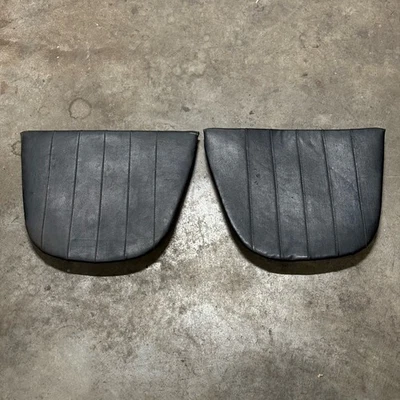 Par inferior asiento trasero Porsche 356 B C asiento trasero L&R vinilo negro Foto 1 de 4