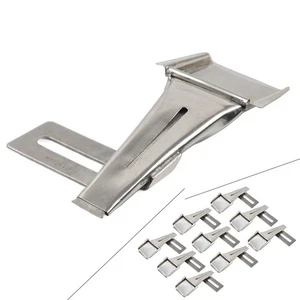 Carpeta de bucle de cinturón con bordes superpuestos para máquina de coser industrial de dos agujas - Imagen 1 de 33