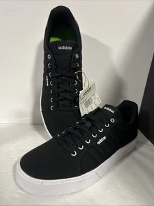 Adidas Daily Eco 3.0 Turnschuhe Größe 10 UK Herren schwarz recycelt Skate neu mit Etikett " - Bild 1 von 12