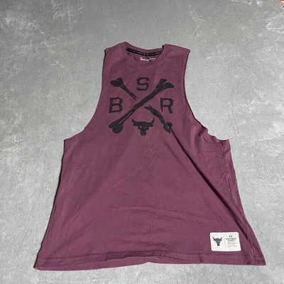 Camiseta Under Armour Project Rock Tsnk Para Hombre Mefium Sangre Sudor Respeto Activo Foto 1 de 4