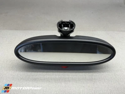 Espejo retrovisor interior ovalado negro genuino Mini Cooper S 05-06 Foto 1 de 4