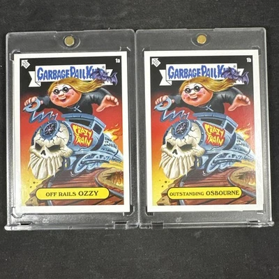 2024 Topps GPK Rock N Roll Hall of Lame 1a1b OFF RAILS OZZY OUTSTANDING OSBOURNE - Image 1 of 2