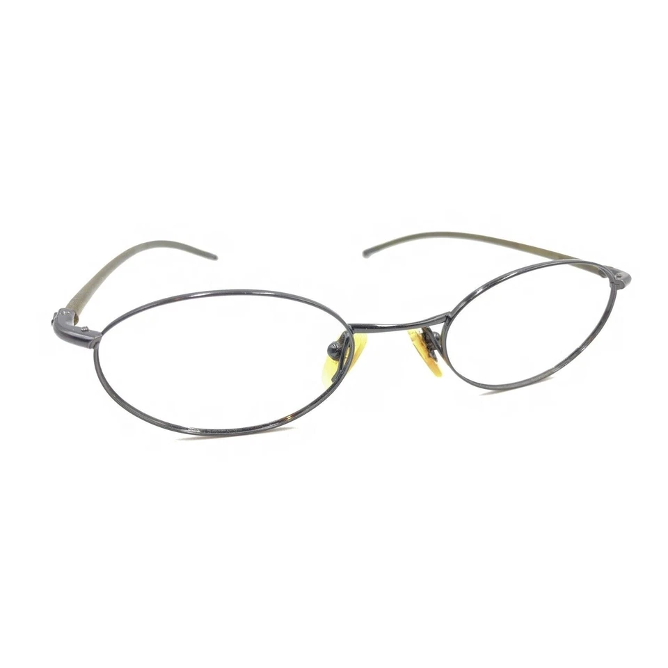 Monturas de gafas Nike Dark Gunmetal gris plateado ovaladas 140 diseñadores hombres mujeres Foto 1 de 4