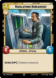 x3 Regulations Bureaucrat C Star Wars Secrets of Power M/NM - Picture 1 of 1