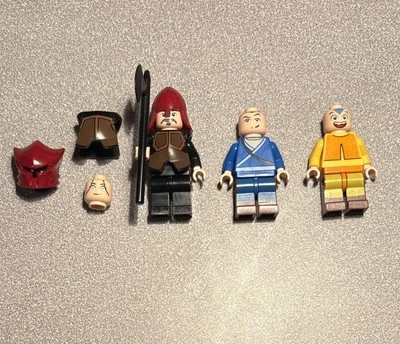 LEGO Avatar El Último Maestro Aire Minifigura Lote Aang, Sokka, + Soldado de la Nación del Fuego  Foto 1 de 4