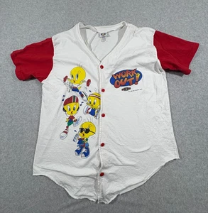 Vintage Looney Toons Shirt Mens Extra Large Workout Sports System Licensed 95 - Picture 1 of 7