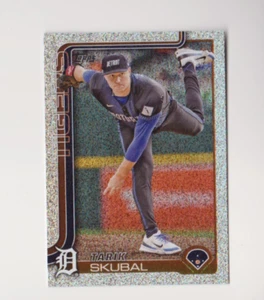 2025 Topps Series 1 #71 Tarik Skubal Sand Glitter Parallel TIGERS - Picture 1 of 1