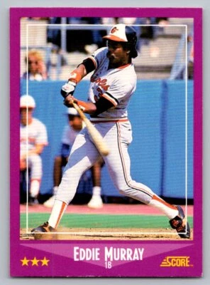1988 Score #18 Eddie Murray - Image 1 of 2