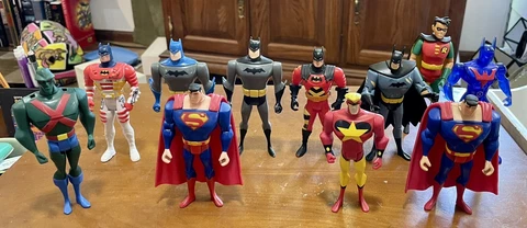DCEU Action Figures: Batman, Superman, Batman Beyond, Starman, Martian Cover