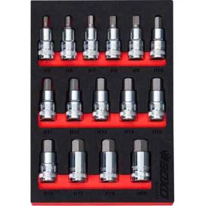 BOXO 15PC 1/2" DRIVE HEX BIT SOCKET SET (H5 - H19) - BX325-R2 - Picture 1 of 1