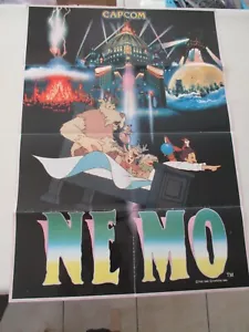 >> NEMO CAPCOM CPS1 ARCADE B1 SIZE OFFICIAL POSTER! << - Picture 1 of 1
